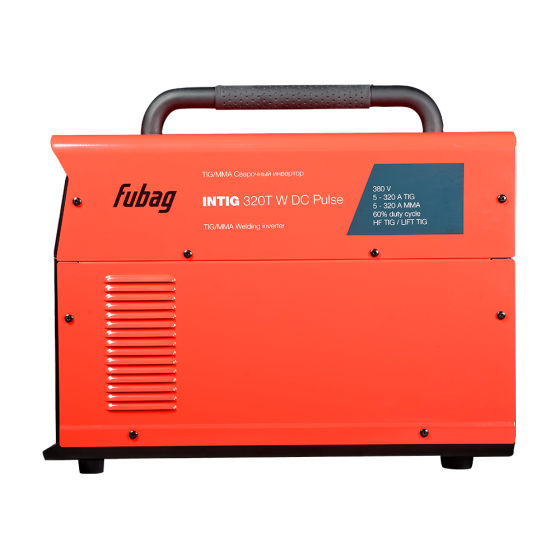 Инвертор сварочный FUBAG INTIG 320 T W DC PULSE + горелка FB TIG 26 5P 4м