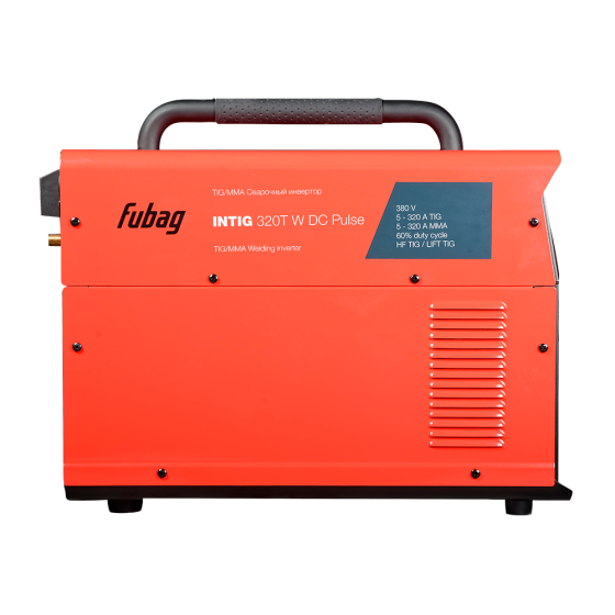 Инвертор сварочный FUBAG INTIG 320 T W DC PULSE + горелка FB TIG 26 5P 4м