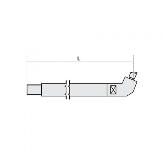 Нижнее плечо наклонное O 22 х 300мм для серии SG 4-6 Fubag [38936]